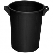 BIDONE X RIFIUTI NERO LT.100 CM 53X66 MAURER