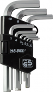 CHIAVI ESAGON.MASCHIO IN SERIE MAURER PLUS 9PZ - CF. BLISTER