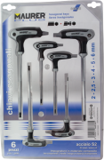CHIAVI ESAGON. A T IN SERIE MAURER PLUS 6PZ - CF. BLISTER
