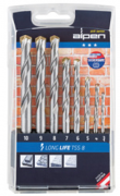 PUNTE SERIE MURO "LONG LIFE TSS 8" 8PZ ALPEN ASTUCCIO PVC