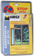 ZANZARIERA C/VELCRO X PORTE MAURER ANTRACITE 75X250 CM.