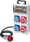 QUADRO ELETTR. ASC MAURER PLUS 2+2 PRESE 220/380V IP55