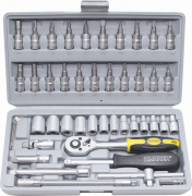 BUSSOLE E BITS IN SERIE MAURER 46PZ 1/4" - CF. IN VALIGETTA ABS