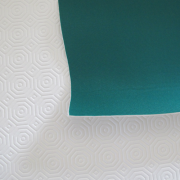 TOVAGLIATO MOLLETTONE BIANCO/VERDE CM 140X20 MT MAURER