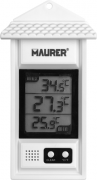 TERMOMETRO DA PARETE PVC MIN/MAX DIGITALE MAURER 54X200HMM - CF. BLISTER