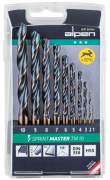 PUNTE SERIE METALLO "HSS SPRINT MASTER TM 10" 10PZ ALPEN ASTUCCIO PVC