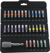 BITS COLOR IN SERIE MAURER PLUS 31PZ 1/4" - CF. BLISTER