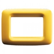 Placca 3P Giallo Mais per un'installazione sicura e di design - Playbus Gewiss GW32323