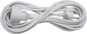 PROLUNGA ELETTRICA 5MT BIANCO SCHUKO MAURER 16A - CF. IN BLISTER