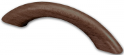MANIGLIETTA LEGNO 4277 B MM.96 NOCE SCURO