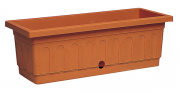 FIORIERA TERRACOTTA CM 60X20X18H C/SOTTOCASSETTA